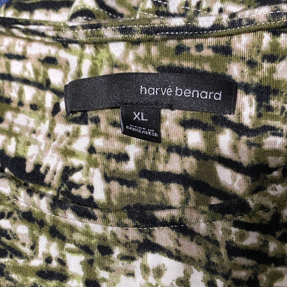 Harve Benard Olive Patterned Midi Dress - Picture 9 of 10